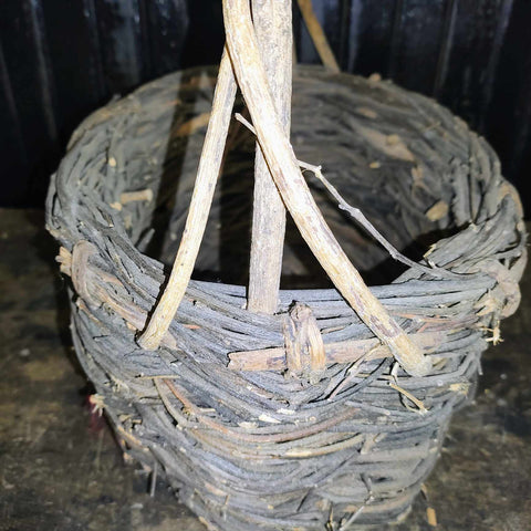 Primitive Grapevine Basket