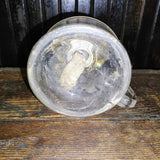 Vintage Finger Oil Lamp Clear Glass