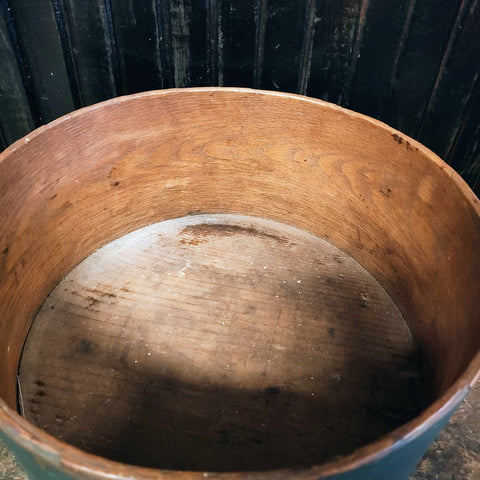 Antique Green Grain Box