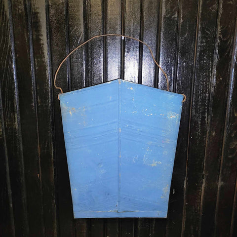 Primitive Rusty Hanging Metal Basket