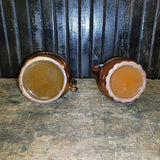 Large Antique Victorian Copper Luster Pitcher Circa 1840 Lusterware