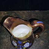 Large Antique Victorian Copper Luster Pitcher Circa 1840 Lusterware