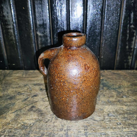 Vintage Primitive Little Brown Jug