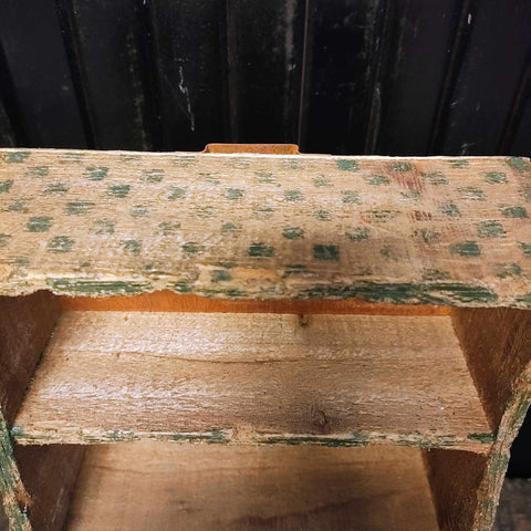 Primitive Salesman Size Step Back Cupboard