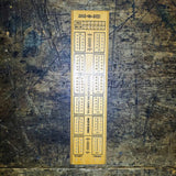 Vintage Cribbage Board