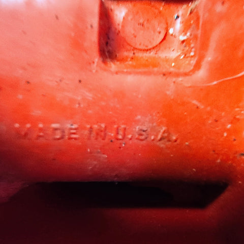 Vintage Auburn Red Rubber Toy Fire Truck