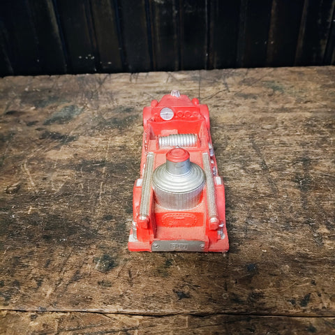 Vintage Auburn Red Rubber Toy Fire Truck