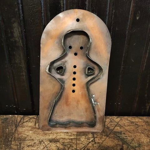 Vintage Copper Gingerbread Man Large Cookie Cutter