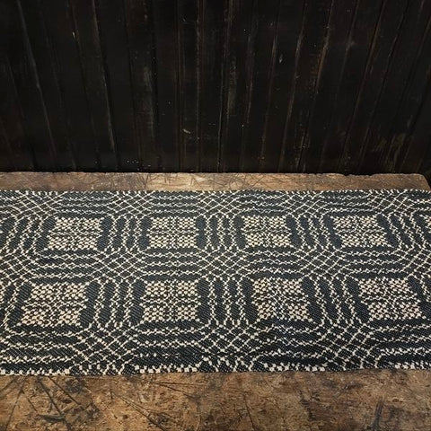 New Runner 71" Black & Cream