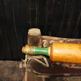 Vintage Green Handled Rolling Pin