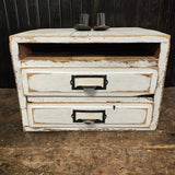 Primitive File Cabinet 2 Drawers