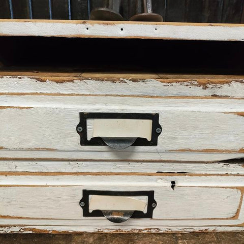 Primitive File Cabinet 2 Drawers