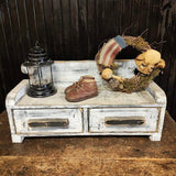 Primitive Shelf With 2 Draws