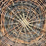 Vintage X Large Willow Handled Gather Basket/Tray