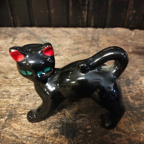 Vintage, Small ceramic WALES Cat Figurines