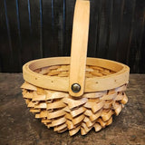 Vintage porcupine basket