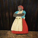 Vintage Black Americana Key Holder