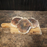 Primitive grouping of a vintage cutting board