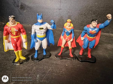 4 Piece Metal Action Figures