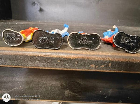 4 Piece Metal Action Figures