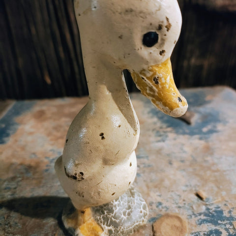 Antique Cast Iron Duck Doorstop