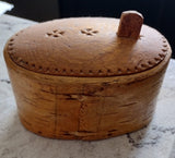 Antique Swedish Birch Wood Box
