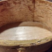 Antique Swedish Birch Wood Box