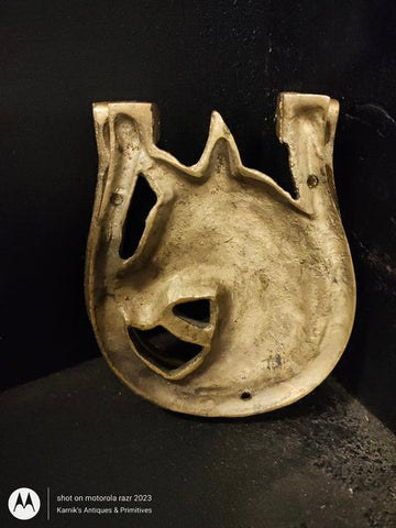 Antique Brass Horseshoe Door Knocker