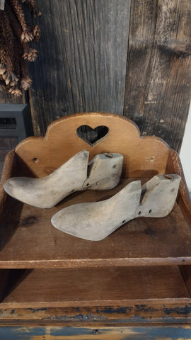 Antique Wooden Shoe Molds