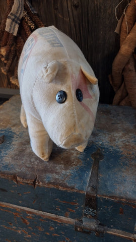 Crystal Sugar Fabric Pig
