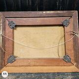 Early Primitive Oil Paint Of Sailor