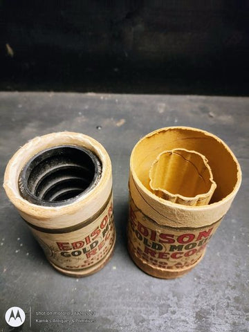 Edison Gold Molded Cylinder Record