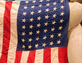 Antique American Flag 48 stars Reliance No. R 46 Made By Annin 4' X 6'