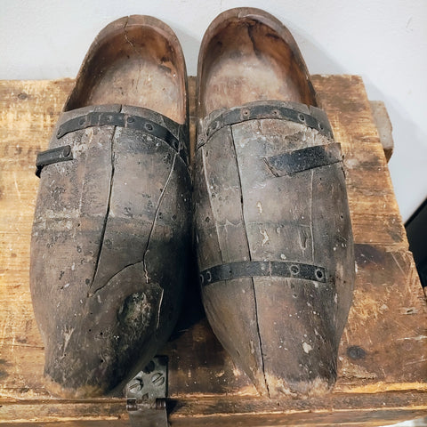 Antique Wooden Clogs
