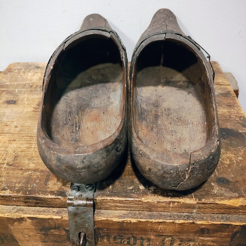 Antique Wooden Clogs