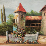 Vintage Rosini Oil Painting