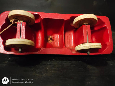 Mickey Mouse & Donald Duck Rubber Fire Truck