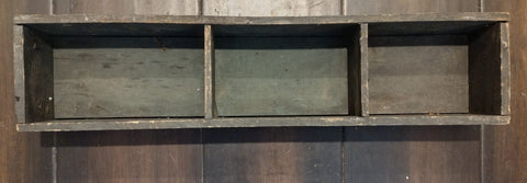 Old Green Pine Divided Box 19th Century