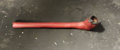 Primitive 2 Make-Do Red Clay Pipes