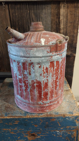 Vintage Gas Can Red