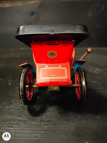 Vintage Tin Car, Old Timer Auto Lever