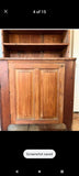 Antique Pine Step Back Hutch