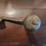 Antiques Primitive 17.5 Inch Draw Blade With Wooden Handles