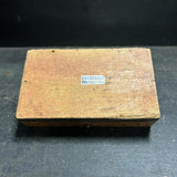 Vintage Rustic Wood and Metal Trinket Box