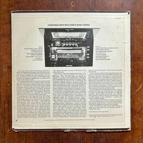 Christmas With Rita Ford's Music Box
