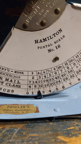Hamilton Postal Scale