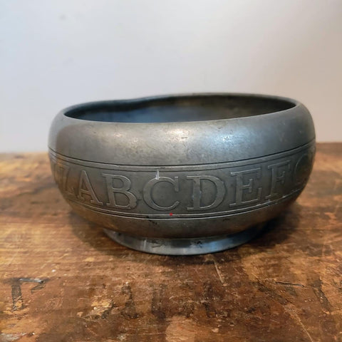 Metal Antique A,B,C Dish