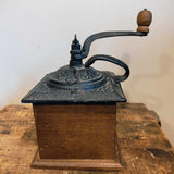 Metal Antique Vintage Enesco Coffee Grinder