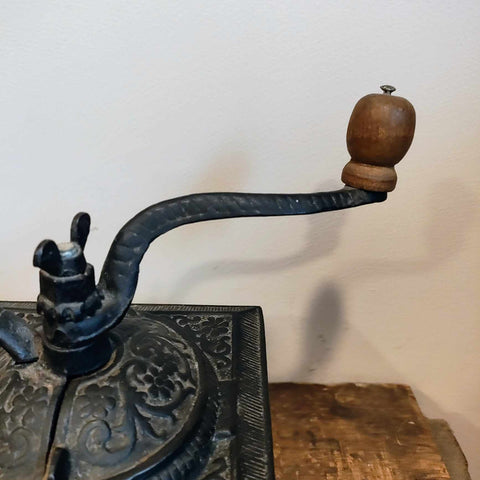 Metal Antique Vintage Enesco Coffee Grinder