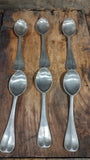 Vintage, 6 Nantucket Pewter Spoons